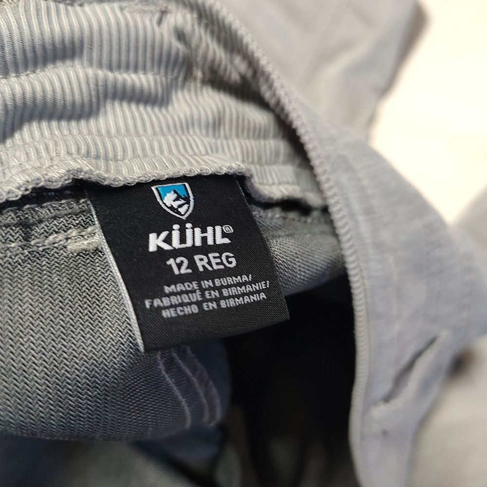 KUHL Pants Womens 12 Regular Ash Gray Cabo Linen Blend Hiking Style 6272 - Picture 10 of 15